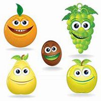 蔬菜水果手绘头像