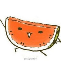 简约白底水果头像素材