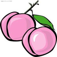 欧美女生拿水果头像