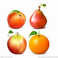 手绘小水果头像可爱