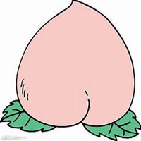 动漫女孩吃水果头像