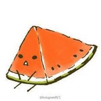 拿水果唯美女生头像