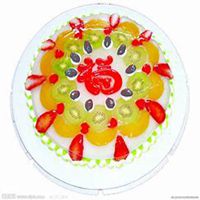 男生拿水果头像