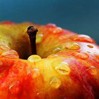 外国女孩与水果头像