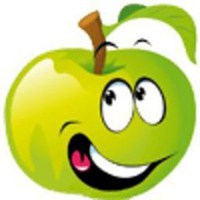 少女水果头像卡通