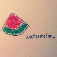 emoji抱水果头像