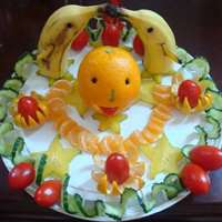 手绘水果闺密头像