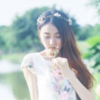 头上放水果女生头像