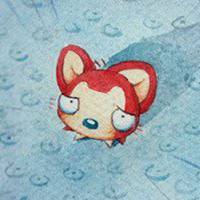 阿狸头像情侣带字可爱头像