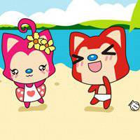 阿狸情侣头像高清壁纸