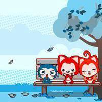 阿狸动漫头像情侣头像