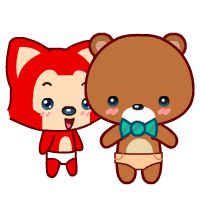 阿狸卡通头像情侣头像