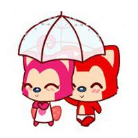 阿狸桃子头像水印高清下载