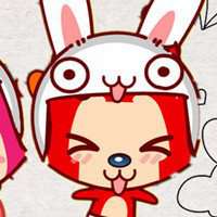 微信头像阿狸带字动态头像