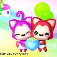 孙悟空和阿狸情侣头像