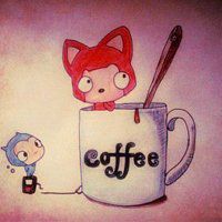 微信阿狸头像一左一右