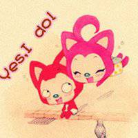 阿狸头像带字高清大图