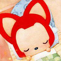 阿狸冬季情侣头像一左一右