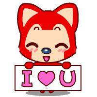 阿狸和桃子打电话头像