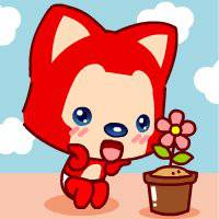 阿狸与猴子情侣头像可爱