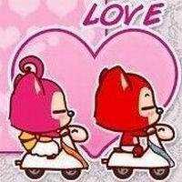 阿狸桃子情侣头像清晰