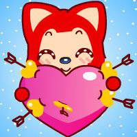 阿狸桃子情侣头像单独