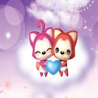 阿狸桃子情侣头像超清