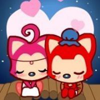 阿狸和小小云伤感头像