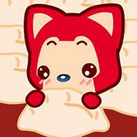 阿狸桃子情侣头像圆形