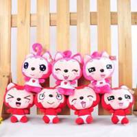 阿狸桃子情侣头像婚纱