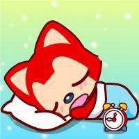 阿狸桃子抱心情侣头像