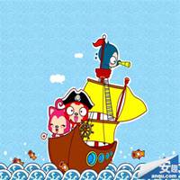 阿狸简单高清情侣头像