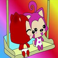 阿狸情侣头像高清壁纸