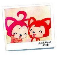 阿狸卡通头像情侣头像可爱