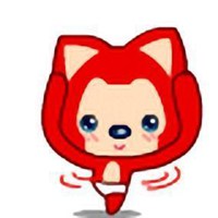 阿狸头像情侣带字可爱头像