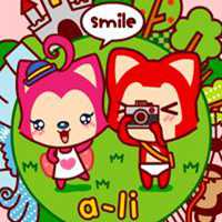 阿狸和桃子情侣头像一对