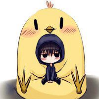 蓝瞳黑发正太头像卡通