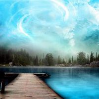 风景中带人头像