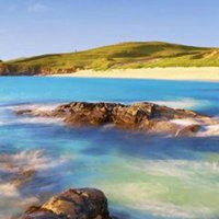 微信头像粉紫色风景