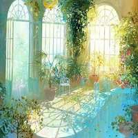 飞机窗外风景+头像