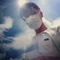 一个女生用风景做头像