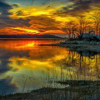 风景头像女生海滩红色