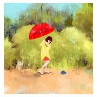 大自然风景女生头像