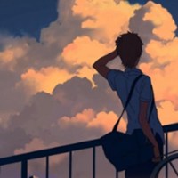 微信女生背影风景头像