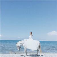 风景人物图头像女生背影