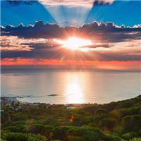 风景做头像性格