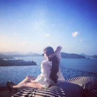 唯美头像女生小清新带风景