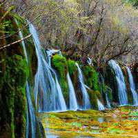 高清手绘风景头像女生背影