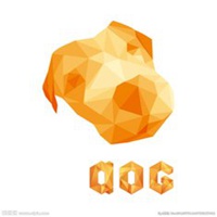 嘴角滴奶小狗头像