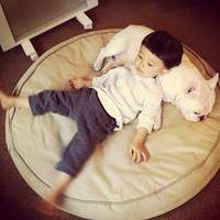 健乐小狗头像儿童书包